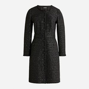 J. Crew Lady jacket dress in sequin tweed NWT size 4